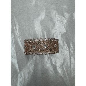 Rose Gold Tone Elastic Bracelet